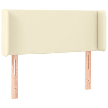 Hoofdbord met randen 103x16x78/88 cm kunstleer crèmekleurig 103 x 16 x 78/88 cm Crème
