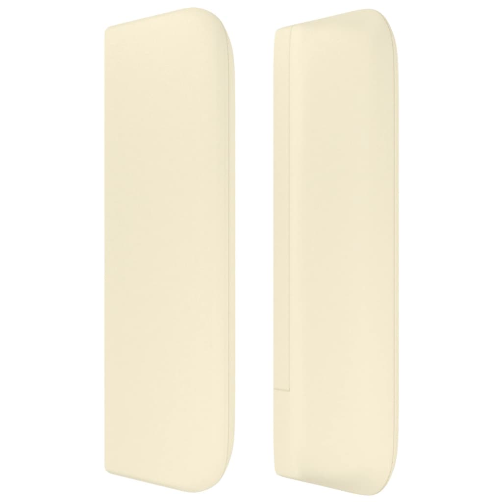 Hoofdbord met randen 103x16x78/88 cm kunstleer crèmekleurig 103 x 16 x 78/88 cm Crème