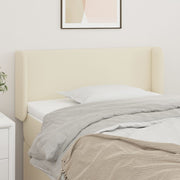 Hoofdbord 103x16x78/88 cm kunstleer crème