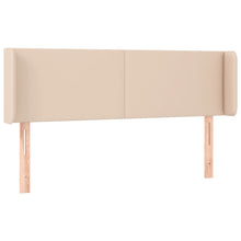 Hoofdbord met randen 147x16x78/88 cm kunstleer cappuccinokleur 147 x 16 x 78/88 cm Cappuccino