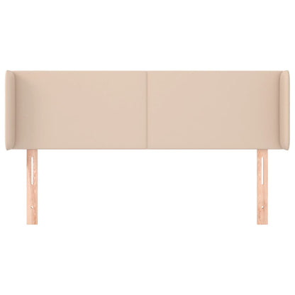 Hoofdbord met randen 147x16x78/88 cm kunstleer cappuccinokleur 147 x 16 x 78/88 cm Cappuccino