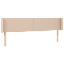 Hoofdbord met randen 203x16x78/88 cm kunstleer cappuccinokleur 203 x 16 x 78/88 cm Cappuccino