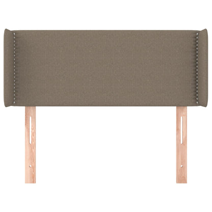 Hoofdbord Met Randen Stof Taupe 93 x 16 x 78/88 cm
