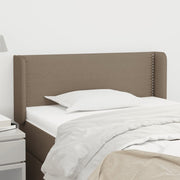 Hoofdbord 93x16x78/88 cm stof taupe