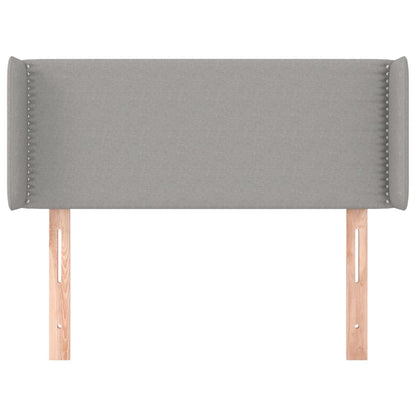 Hoofdbord Met Randen Stof Lichtgrijs 103 x 16 x 78/88 cm