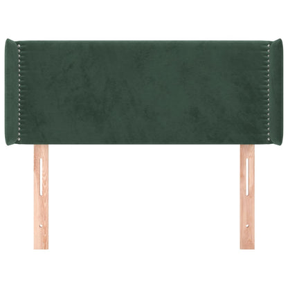 Hoofdbord Met Randen Fluweel 1 83 x 16 x 78/88 cm Donkergroen
