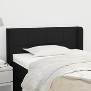 Hoofdbord 93x16x78/88 cm stof zwart