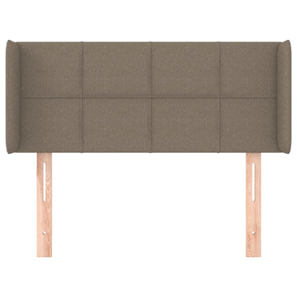 Hoofdbord met randen 93x16x78/88 cm stof taupe 93 x 16 x 78/88 cm Taupe