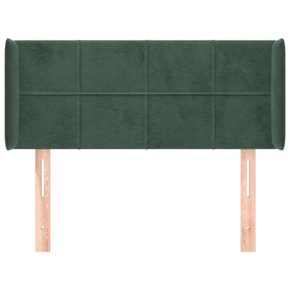 Hoofdbord Met Randen Fluweel 1 83 x 16 x 78/88 cm Donkergroen