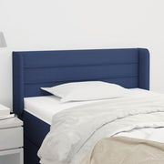 Hoofdbord 83x16x78/88 cm stof blauw
