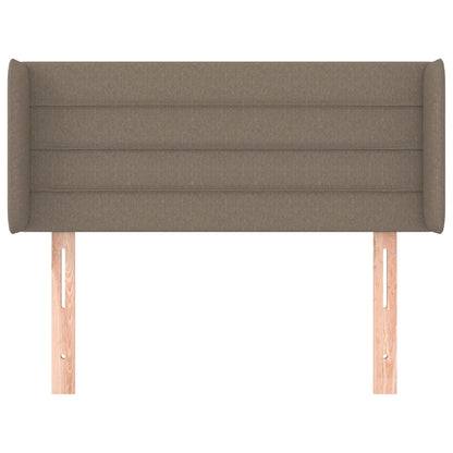 Hoofdbord met randen 93x16x78/88 cm stof taupe 93 x 16 x 78/88 cm Taupe