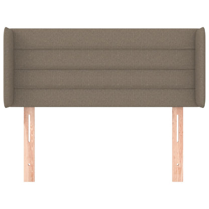 Hoofdbord met randen 103x16x78/88 cm stof taupe 103 x 16 x 78/88 cm Taupe