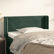Hoofdbord 83x16x78/88 cm fluweel donkergroen