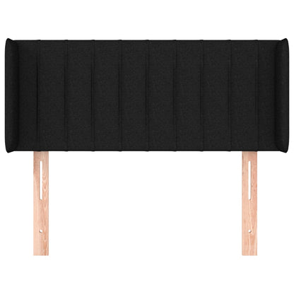 Hoofdbord Met Randen Stof 83 x 16 x 78/88 cm Zwart