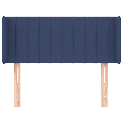 Hoofdbord Met Randen Stof 83 x 16 x 78/88 cm Blauw