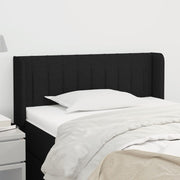 Hoofdbord 93x16x78/88 cm stof zwart
