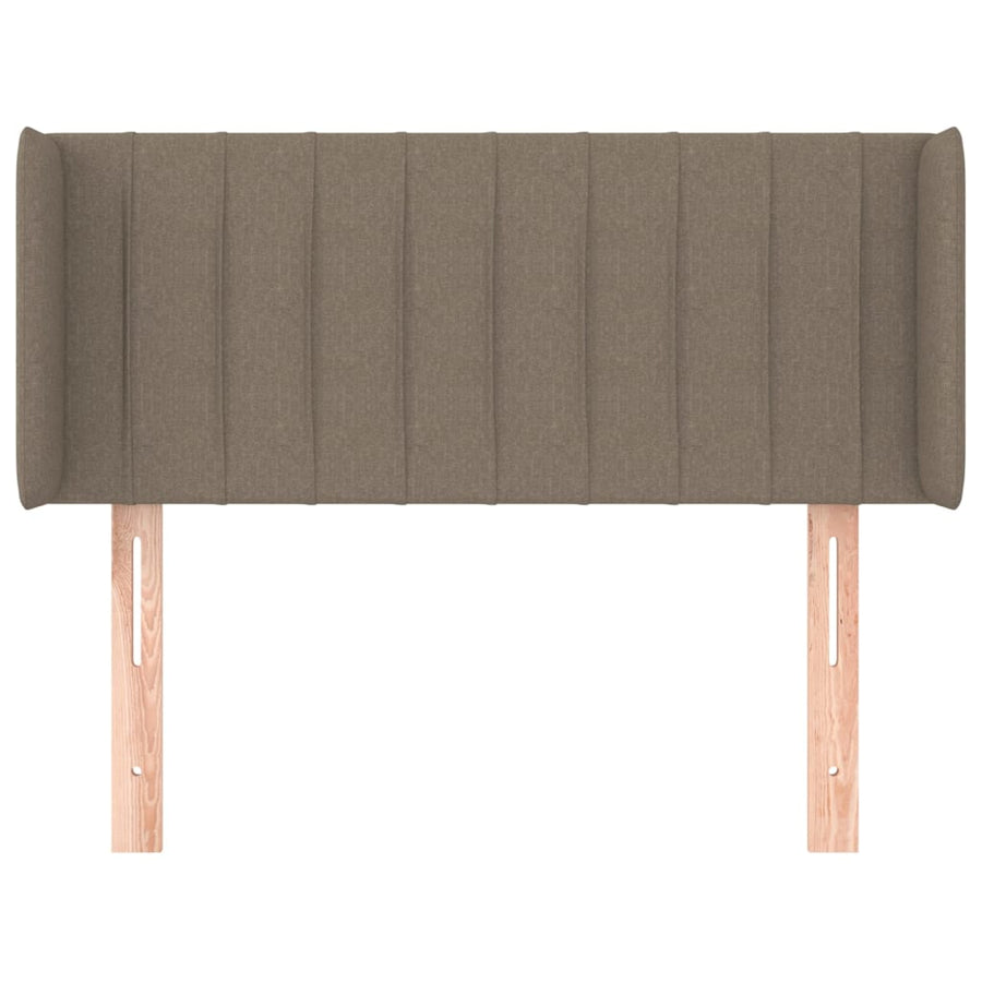 Hoofdbord Met Randen Stof 93 x 16 x 78/88 cm Taupe