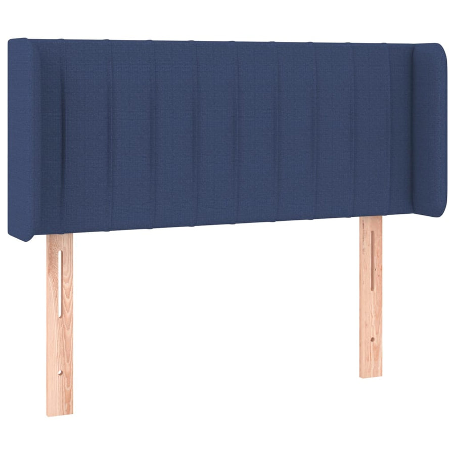 Hoofdbord Met Randen Stof 93 x 16 x 78/88 cm Blauw