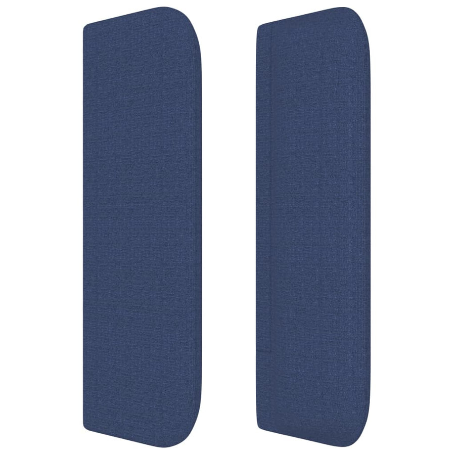 Hoofdbord Met Randen Stof 93 x 16 x 78/88 cm Blauw