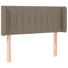 Hoofdbord Met Randen Stof 103 x 16 x 78/88 cm Taupe