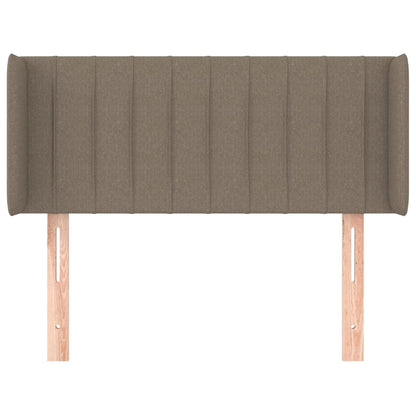 Hoofdbord Met Randen Stof 103 x 16 x 78/88 cm Taupe