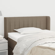 Hoofdbord 103x16x78/88 cm stof taupe