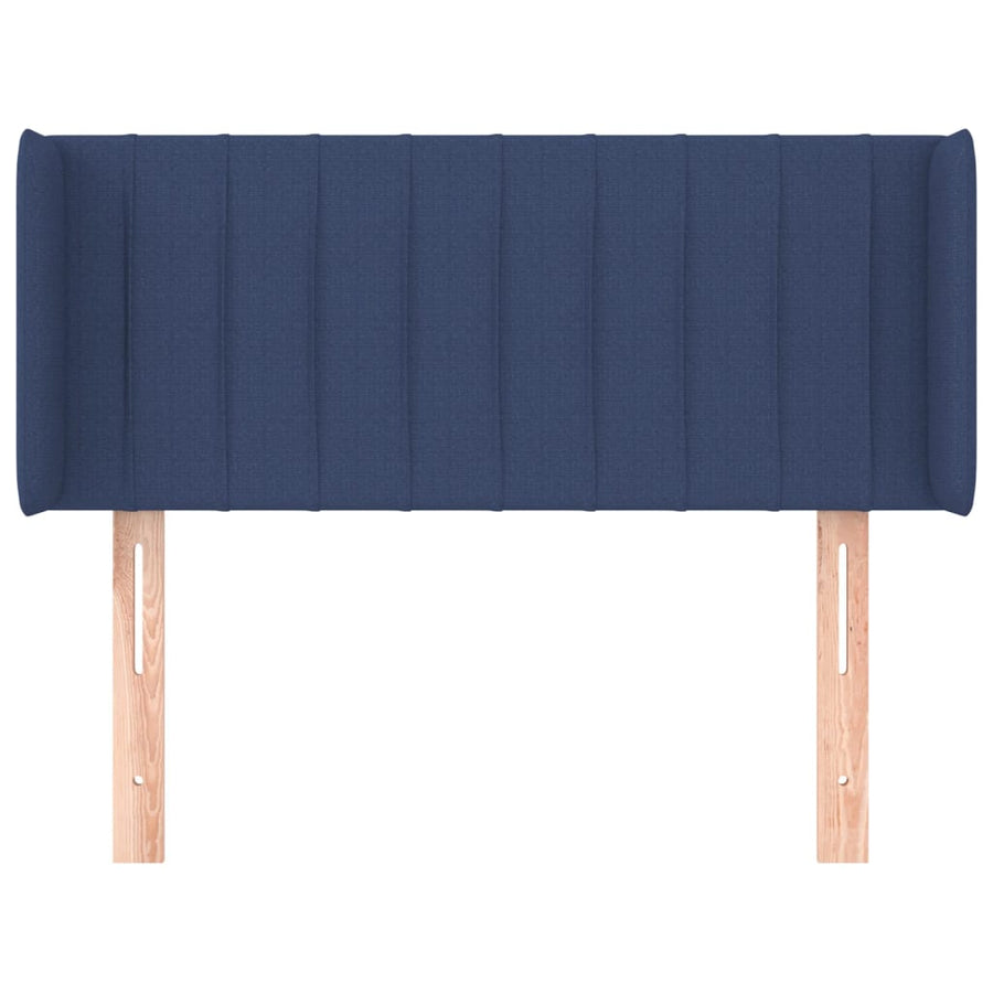 Hoofdbord Met Randen Stof 103 x 16 x 78/88 cm Blauw