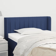 Hoofdbord 103x16x78/88 cm stof blauw