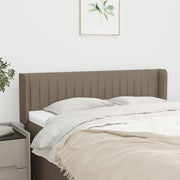 Hoofdbord stof 147x16x78/88 cm taupe