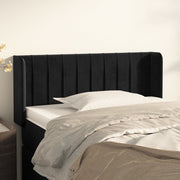 Hoofdbord 83x16x78/88 cm fluweel zwart