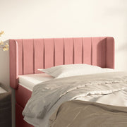 Hoofdbord 93x16x78/88 cm fluweel roze