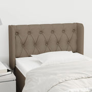Hoofdbord 83x16x78/88 cm stof taupe