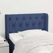 Hoofdbord 83x16x78/88 cm stof blauw