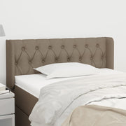Hoofdbord 93x16x78/88 cm stof taupe