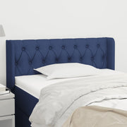Hoofdbord 103x16x78/88 cm stof blauw