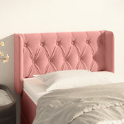 Hoofdbord 83x16x78/88 cm fluweel roze