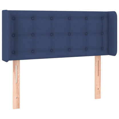 Hoofdbord Met Randen Stof 83 x 16 x 78/88 cm Blauw