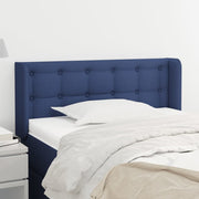 Hoofdbord 93x16x78/88 cm stof blauw