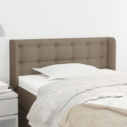 Hoofdbord 103x16x78/88 cm stof taupe