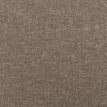Hoofdbord Met Randen Stof 147 x 16 x 78/88 cm Taupe