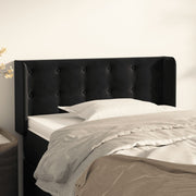 Hoofdbord 83x16x78/88 cm fluweel zwart