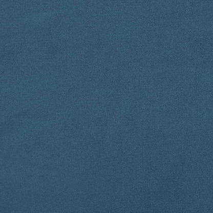 Hoofdbord Met Randen 183X16X78/88 Cm Fluweel Donkerblauw 183 x 16 x 78/88 cm