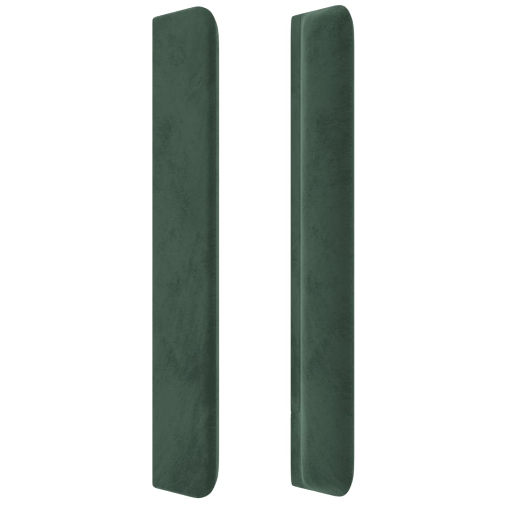Hoofdbord Met Randen Fluweel 93 x 16 x 118/128 cm