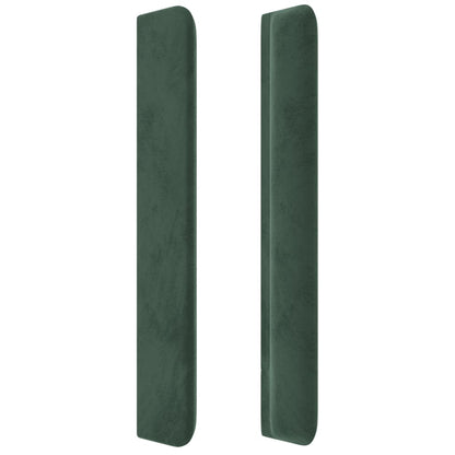 Hoofdbord Met Randen Fluweel 93 x 16 x 118/128 cm