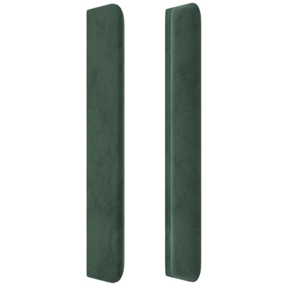 Hoofdbord Met Randen Fluweel 103 x 16 x 118/128 cm