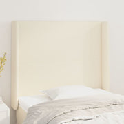 Hoofdbord 118/128 cm kunstleer crèmekleurig