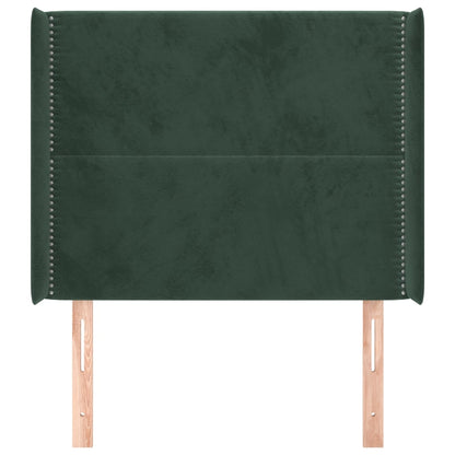 Hoofdbord Met Randen Fluweel 93 x 16 x 118/128 cm