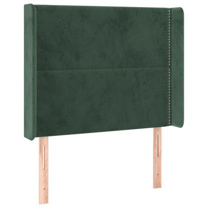 Hoofdbord Met Randen Fluweel 103 x 16 x 118/128 cm