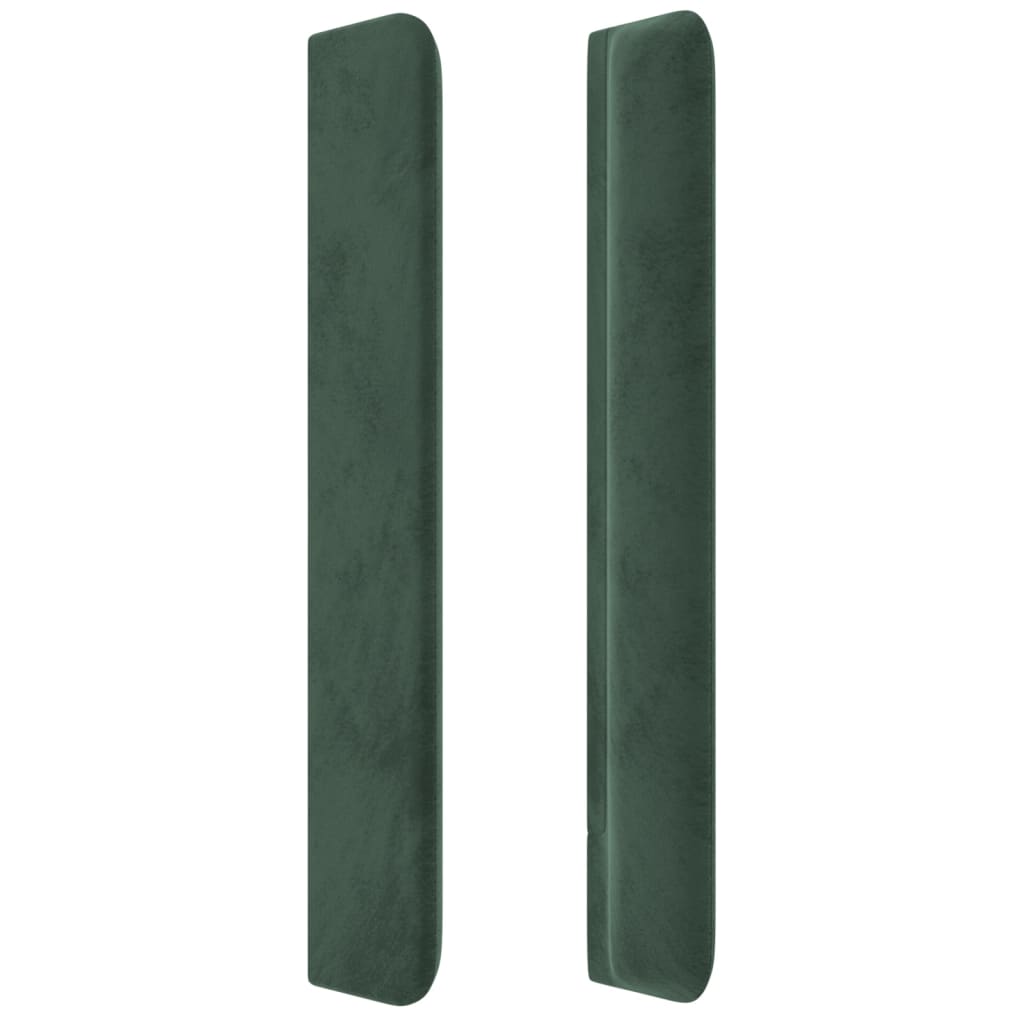 Hoofdbord Met Randen Fluweel 93 x 16 x 118/128 cm