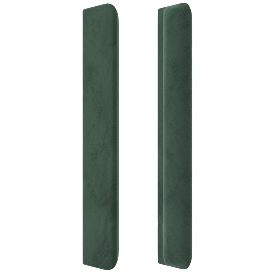 Hoofdbord Met Randen Fluweel 103 x 16 x 118/128 cm